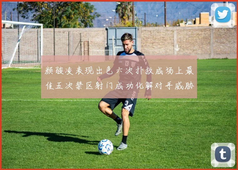颜骏凌表现出色六次扑救成场上最佳五次禁区射门成功化解对手威胁